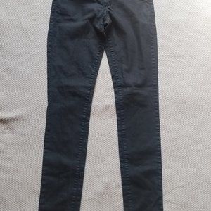 GRG stretch skinny Jean's black coated size 1